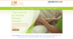 Desktop Screenshot of oncologymassagetraining.com.au